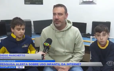 Redes Sociais: Pesquisa alerta sobre uso infantil da internet