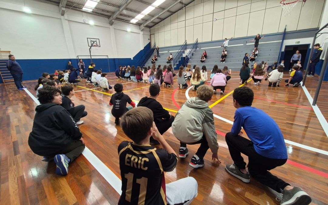 Dia do Desafio mobiliza estudantes da Escola Atuação com atividades físicas e brincadeiras